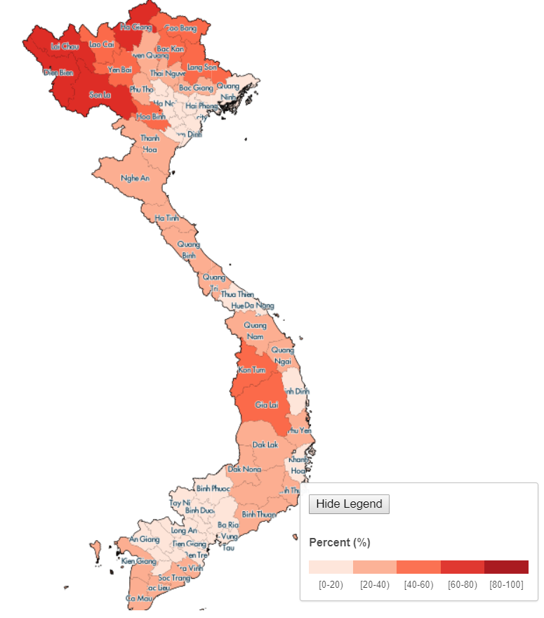 Mapping Vietnam’s Poverty Indicators